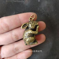 古玩銅古董雜項收藏仿古黃銅純銅小財神配飾小吊墜老貨老物 歷史價格詳細信息