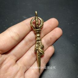 古玩銅古董雜項收藏仿古黃銅純銅小財神配飾小吊墜老貨老物 歷史價格詳細信息