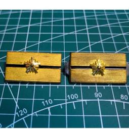 警察領章.襟章(大)一對~~~日據時代---領章 歷史價格詳細信息