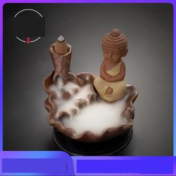 倒流香爐香插擺件沙漏室內辦公小景觀工藝品歐式裝飾品香薰擺件 歷史價格詳細信息