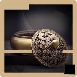 【香巴拉】純銅朝冠耳羊腳爐 /仿古三足香爐 歷史價格詳細信息