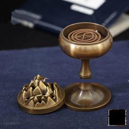 【熱賣】香道香爐銅香爐純銅香篆爐打篆爐小號家用香薰爐檀香爐黃銅盤香爐 歷史價格詳細信息