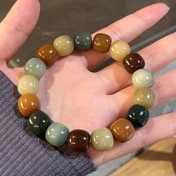 大C 天然白玉菩提根手串108顆佛珠手鍊菩提子原籽圓珠桶珠 圓男女    網路購物 歷史價格詳細信息