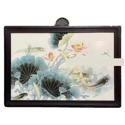 【熱賣】景德鎮陶瓷小花瓶復古手繪青花紅喜字插花器 玄關書柜裝飾品擺件 歷史價格詳細信息