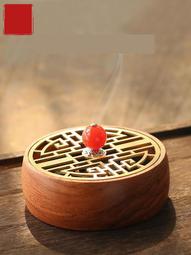 花梨盤香爐圓形香爐禪意家用室內熏香爐木制祥云盤香盒批發沉香爐 歷史價格詳細信息