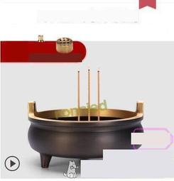 【熱賣】大號純銅香爐家用室內檀香爐沉香熏香爐盤香爐仿古供佛三足香薰爐 歷史價格詳細信息