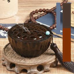 【熱賣】創意蓮蓬香爐盤香爐家用室內檀香沉香陶瓷香盒香薰爐香道禪意擺件 歷史價格詳細信息