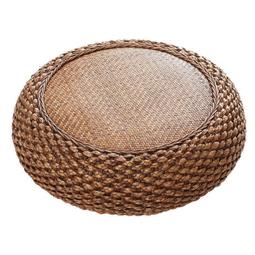 日式草墊打坐拜佛地上藤編坐墊禪修墊草編蒲團懶人坐墩榻榻米墊子 歷史價格詳細信息