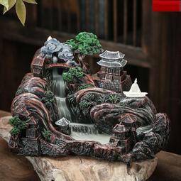 【熱賣】倒流香爐家用室內香薰爐熏香檀香爐陶瓷創意擺件線香插沉香道香座 歷史價格詳細信息