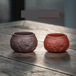 紫砂主人杯宜興原礦全手工品茗杯大容量功夫搽具小杯刻繪搽盅刻字 歷史價格詳細信息