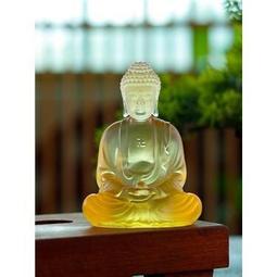 熱賣琉琍釋迦摩尼佛像如來玉佛本尊造像家居供奉擺件三寶佛釋迦牟尼 歷史價格詳細信息