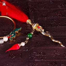 神明法器哪吒三太子兵器配件道教神像法器三太子李哪吒火尖槍乾坤圈風火輪三太子法器 歷史價格詳細信息