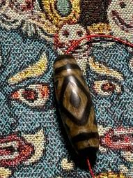 至純天珠牙黃滿朱砂地門四眼老天珠韓庚同款天珠！對比價格！皮殼120 歷史價格詳細信息