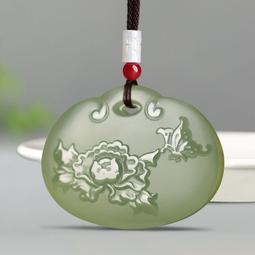 如意平安鎖999足銀吊墜中國風宮廷和田玉項鍊女新中式送母親飾品 歷史價格詳細信息