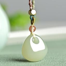 天然和田玉青玉平面愛心形耳墜個性氣質女一路有你梅花鹿耳飾 歷史價格詳細信息