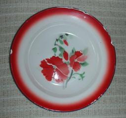 早期瓷盤收藏《鯉魚瓷盤 陶瓷盤》直徑約16cm,高約3.5cm 【CS超聖文化讚】 歷史價格詳細信息