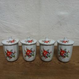 WH25229【四十八號老倉庫】全新 早期 台灣 銀邊 玫瑰花 茶壺 酒壺 咖啡壺 壺蓋 7.6/6.2cm 1蓋價 歷史價格詳細信息