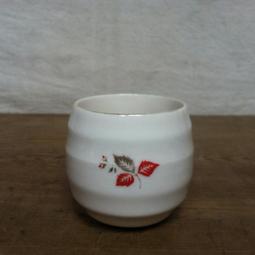 WH6419【四十八號老倉庫】全新 早期 台灣製 國際 花 茶杯 矮杯 200cc 有字 1杯價 歷史價格詳細信息