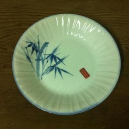 早期香山窯手繪竹花厚實瓷盤 圓瓷盤-直徑 23 公分 歷史價格詳細信息