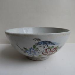 台灣 早期 碗公 加藤鑒 製(直徑15.5cm)請看說明<古早碗> 歷史價格詳細信息