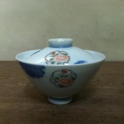 WH4991【四十八號老倉庫】全新 早期 台灣 大同 藍字 竹花 飯碗 11.3cm 有字 1碗價【懷舊收藏拍片道具】 歷史價格詳細信息