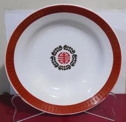 早期大同壽盤 梅花萬壽瓷盤 湯盤 羹盤 碗公-旅台同鄉南部聯誼會-直徑 20.5公分 歷史價格詳細信息