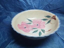 [布列格]早期 老 小碗公 風景畫(樹,鳥) 蓮花邊 口寬約:15cm 高約:4.8cm c104 歷史價格詳細信息