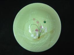 WH12238【四十八號老倉庫】全新 早期 台灣 手繪 胭脂紅 花 蓋印 福字碗 13.3cm 1碗價【懷舊收藏擺飾道具 歷史價格詳細信息