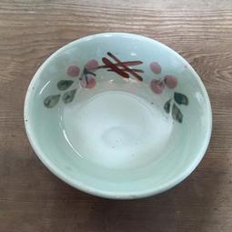 WH12123【四十八號老倉庫】全新 早期 台灣 手繪 胭脂紅 花 碗 麵碗 湯碗 14.5cm 1碗價【懷舊收藏擺飾道 歷史價格詳細信息