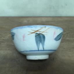 WH12665【四十八號老倉庫】二手 早期 台灣 手繪 紅花 碗 飯碗 有瑕 1碗價【懷舊收藏擺飾道具】 歷史價格詳細信息