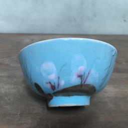 WH12676【四十八號老倉庫】二手 早期 台灣 手繪 胭脂紅 花 碗 飯碗 有瑕 1碗價【懷舊收藏擺飾道具】 歷史價格詳細信息