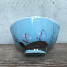 WH12666【四十八號老倉庫】二手 早期 台灣 手繪 胭脂紅 花 碗 飯碗 有瑕 1碗價【懷舊收藏擺飾道具】 歷史價格詳細信息