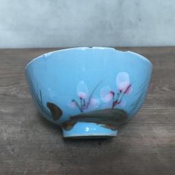 WH12676【四十八號老倉庫】二手 早期 台灣 手繪 胭脂紅 花 碗 飯碗 有瑕 1碗價【懷舊收藏擺飾道具】 歷史價格詳細信息