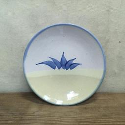 WH13155【四十八號老倉庫】全新 早期 台灣 藍釉 手繪 胭脂紅 花 碗 麵碗 湯碗 15.5cm 有瑕 1碗價 歷史價格詳細信息