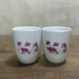 WH13873【四十八號老倉庫】全新 早期 台灣 金義合 花 茶杯 150cc 2杯價【懷舊收藏拍片道具】 歷史價格詳細信息