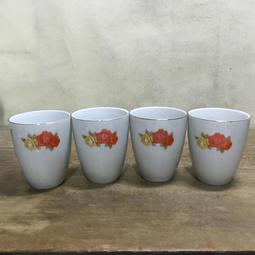 WH13881【四十八號老倉庫】全新 早期 台灣 大同 花 茶杯 150cc 2杯價【懷舊收藏拍片道具】 歷史價格詳細信息