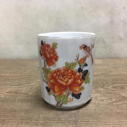 WH18299【四十八號老倉庫】全新 早期 台灣 大同 紅字 水藍邊 玫瑰花 杯 茶杯 150cc 3杯價 歷史價格詳細信息