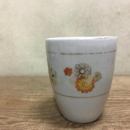 WH14653【四十八號老倉庫】全新 早期 台灣 大中 玫瑰花 尖底 茶杯 170cc 2-3杯價【懷舊收藏拍片道具】 歷史價格詳細信息