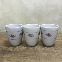 WH24653【四十八號老倉庫】二手 早期 台灣 青花 手繪 胭脂紅 花 碗 麵碗 湯碗公 19cm 有瑕 1碗價 歷史價格詳細信息