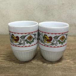 WH14653【四十八號老倉庫】全新 早期 台灣 大中 玫瑰花 尖底 茶杯 170cc 2-3杯價【懷舊收藏拍片道具】 歷史價格詳細信息