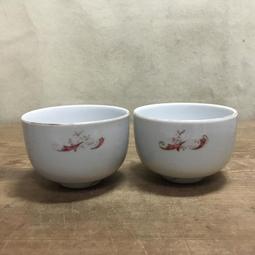 WH14793【四十八號老倉庫】全新 早期 台灣 國際 日文 菊花 茶杯 150cc 2杯價【懷舊收藏拍片道具】 歷史價格詳細信息