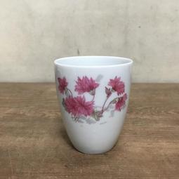 WH14766【四十八號老倉庫】全新 早期 台灣 金義合 CYH 杜鵑花 尖底 茶杯 170cc 2杯價【懷舊收藏拍片道 歷史價格詳細信息