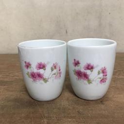 WH14796【四十八號老倉庫】全新 早期 台灣 國際 梅菊花 茶杯 150cc 2-3杯價【懷舊收藏拍片道具】 歷史價格詳細信息