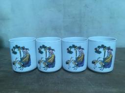 WH16291【四十八號老倉庫】全新 早期 台灣 手繪 梅花 杯 茶杯 290cc 1杯價【懷舊收藏拍片道具】 歷史價格詳細信息