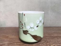 WH10357【四十八號老倉庫】二手 早期 台灣 青花 手繪 竹花 碗 麵碗 湯碗公 19.6cm 1碗價【懷舊收藏擺飾 歷史價格詳細信息