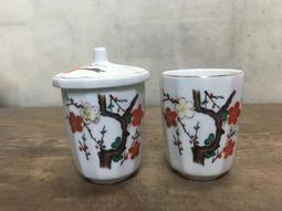 WH17174【四十八號老倉庫】全新 早期 台灣 大同 紅字 梅花 閃光釉 尖底 茶杯 150cc 1蓋杯價【懷舊收藏拍 歷史價格詳細信息