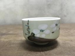 WH17740【四十八號老倉庫】全新 早期 台灣 手繪 梅花 杯 茶杯 縮釉 變形杯 220cc 1杯價【懷舊收藏拍片道 歷史價格詳細信息
