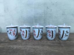 WH17962【四十八號老倉庫】二手 早期 台灣 花朵 雲紋 玻璃燈罩 吊燈 1盞價【懷舊收藏拍片道具】 歷史價格詳細信息