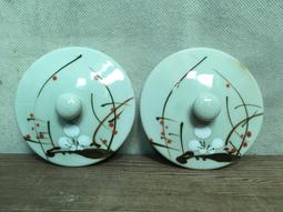 WH22351【四十八號老倉庫】全新 早期 台灣 綠釉 手繪 梅花杯杯蓋 8.9cm 1蓋價【原瑕】【懷舊收藏拍片道具】 歷史價格詳細信息
