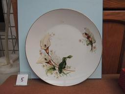 海芋瓷盤 早期台灣慶同製 海芋橢圓形瓷盤 腰子盤- 34*23.5*3.5公分 歷史價格詳細信息